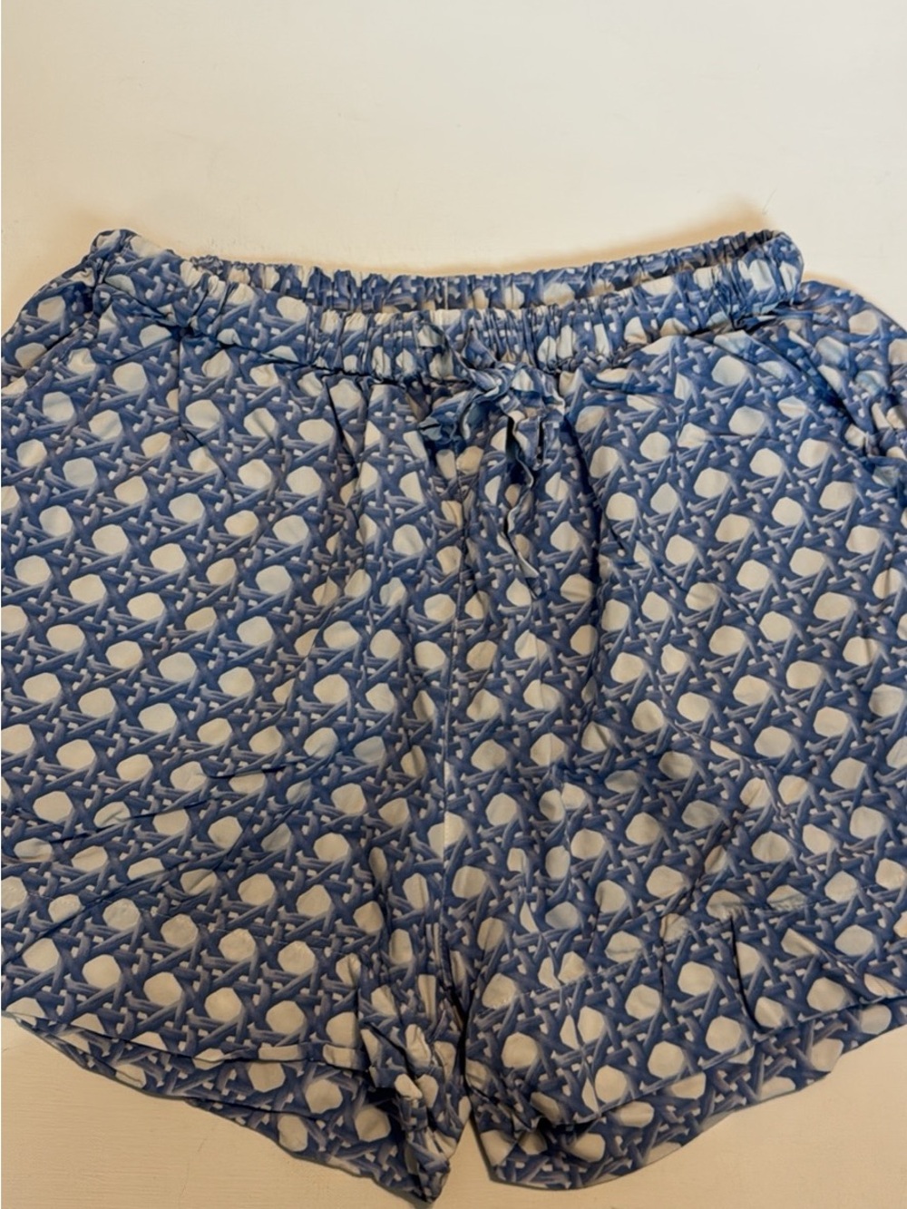 PIYAMA Peta Cornflower Blue Sleep Set - Relaxed Button-Front Pajama Top & Shorts - Picture 7 of 9